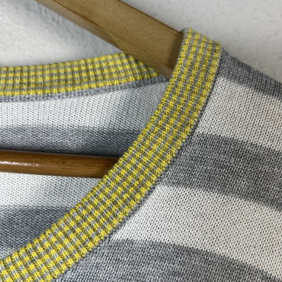 Talbots Women's 3X Petite XXXL p Pullover Sweater Yellow Gray 3/4 Sleeve Ombre - Picture 5 of 10